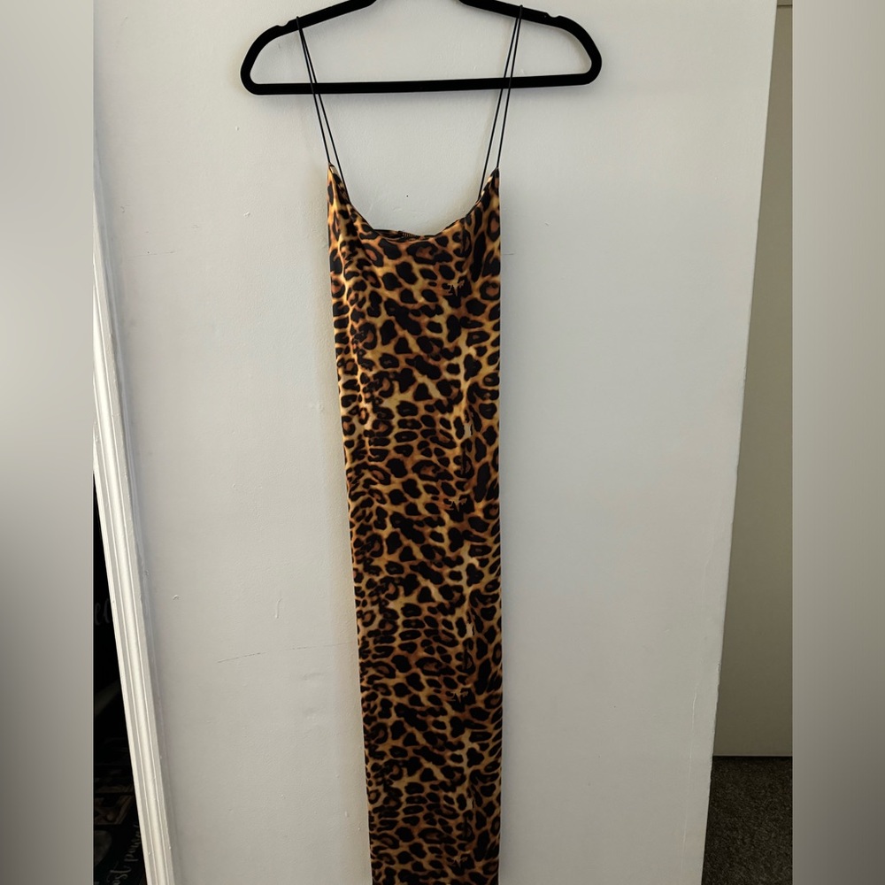 Cheetah print dress